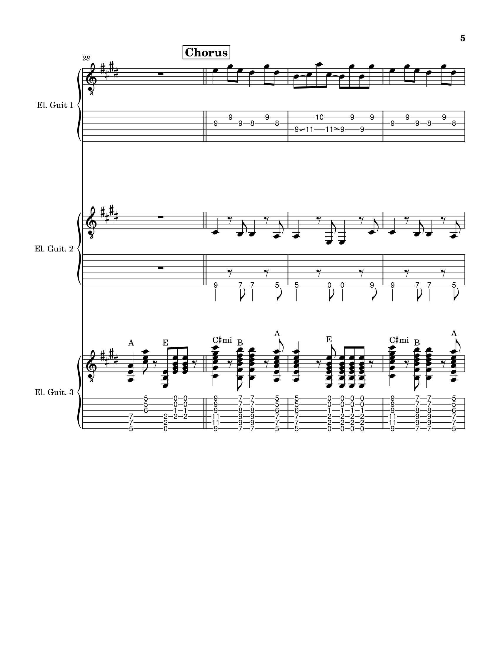 Brazil - Declan McKenna (Guitar Tab) sheet music example